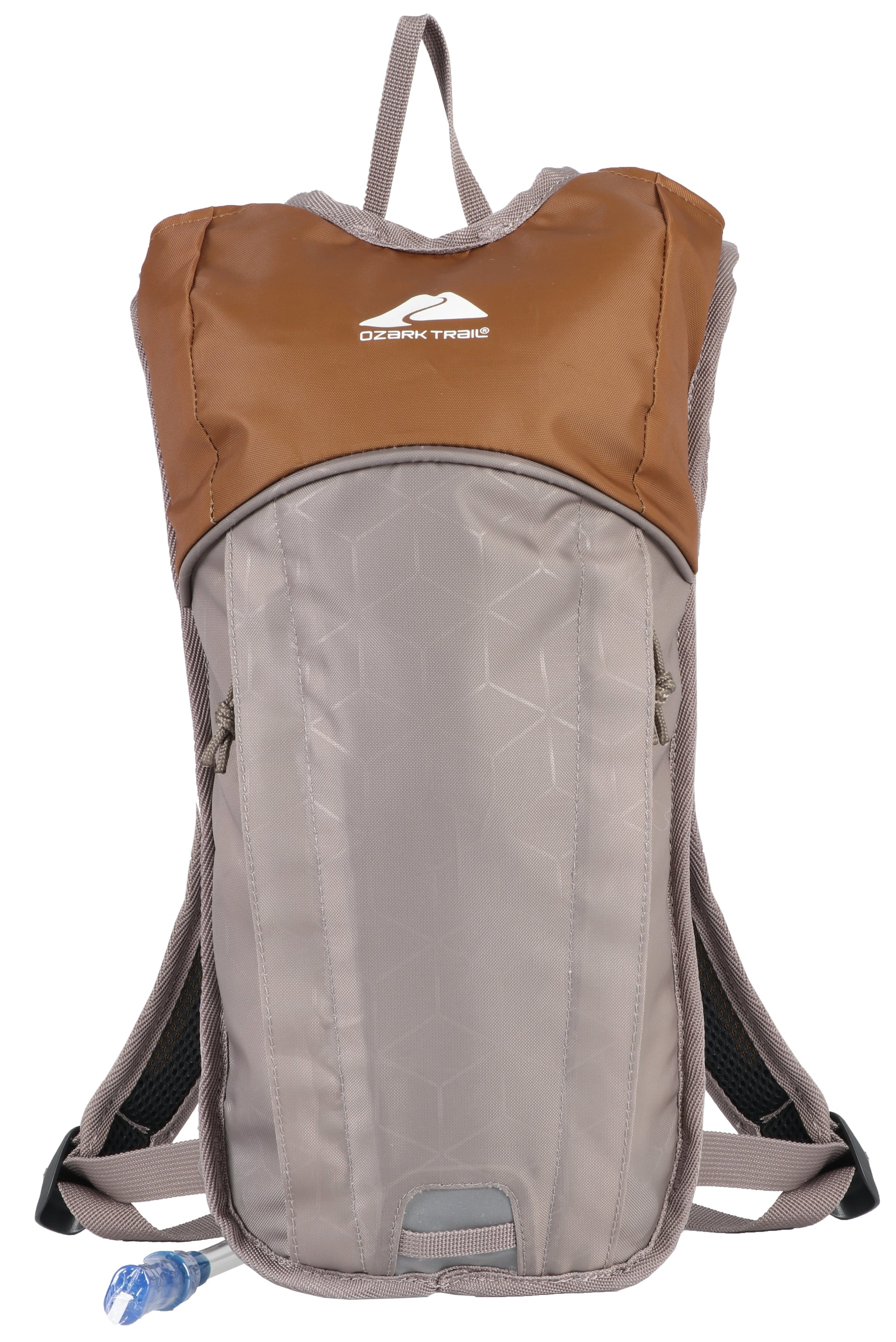 Small 2 Liter Hiking Hydration Backpack with Included Water Reservoir, Tan