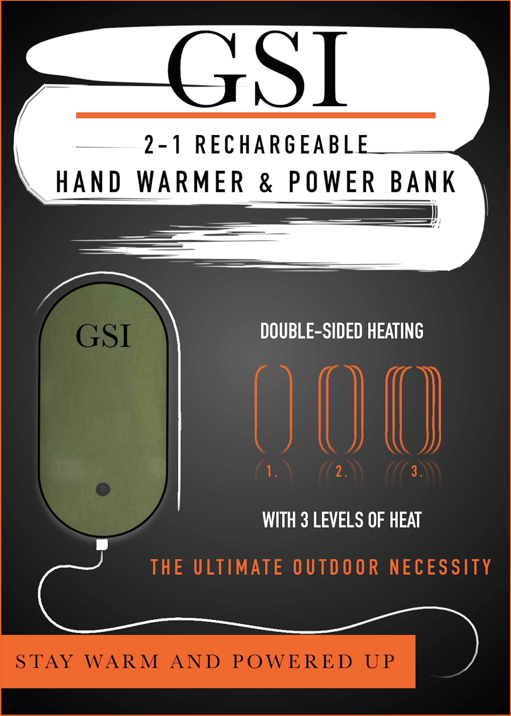 Rechargeable Hand Warmer and Mobile Device Power Bank