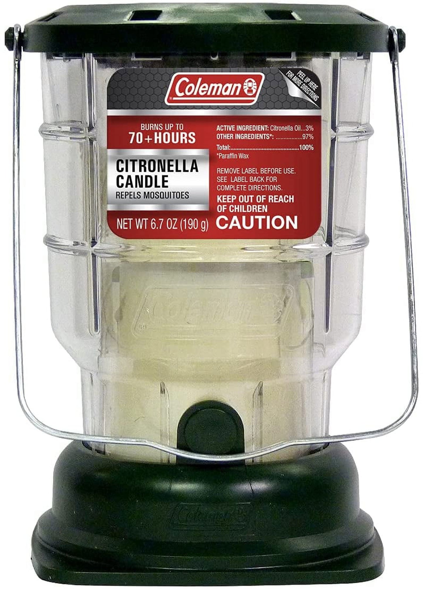 Citronella Candle Outdoor Lantern - 70+ Hours, 6.7 Ounce