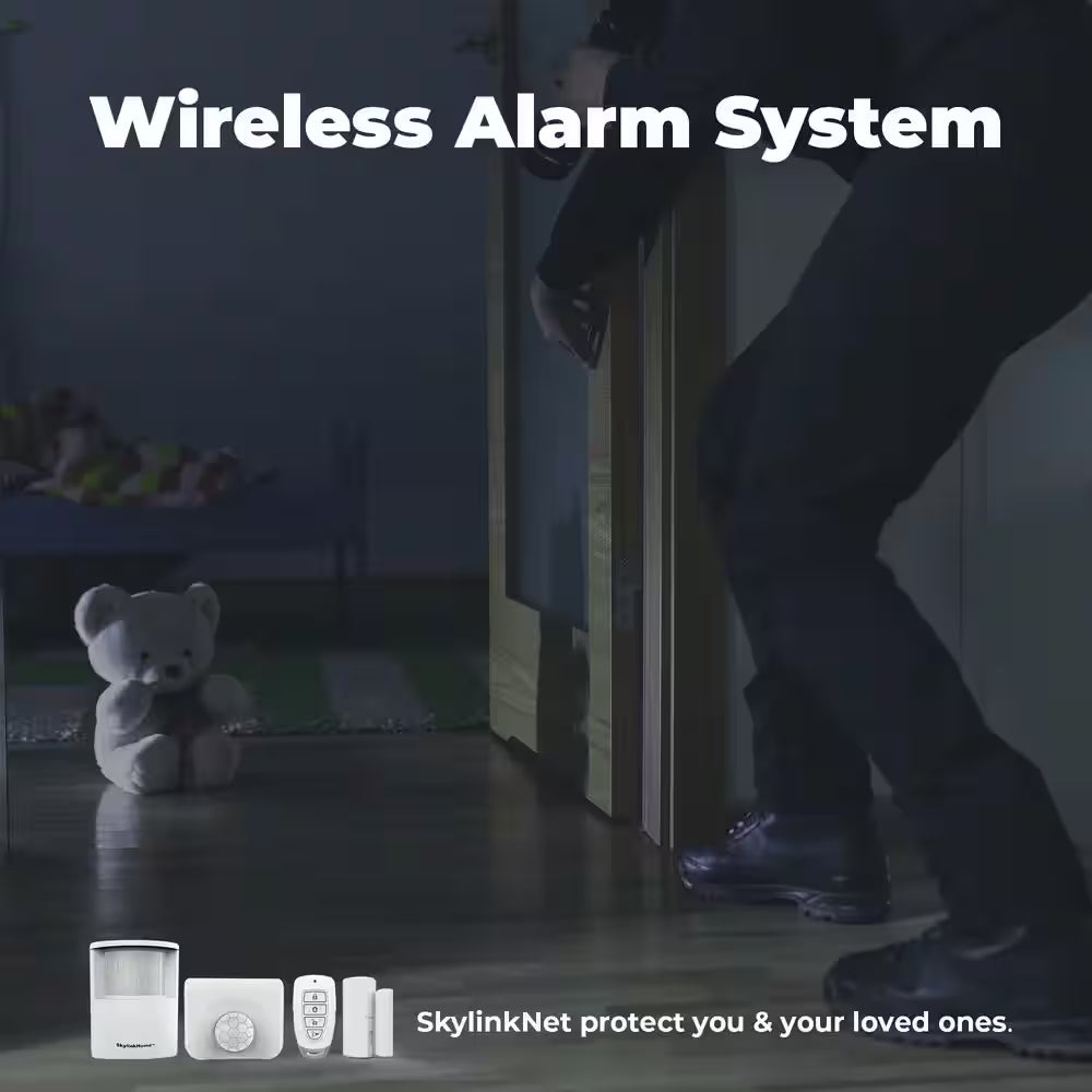 Deluxe Wireless Alarm and Camera Security System - Compatible with Echo Alexa and IFTTT