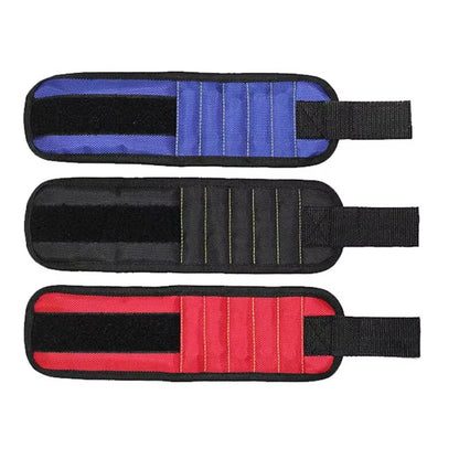 Magnetic Wristband for Holding Screws,Nails,Drilling Bits,Wrist Tool Holder Belts with Strong Magnets,Five Rows of Ten Magnets