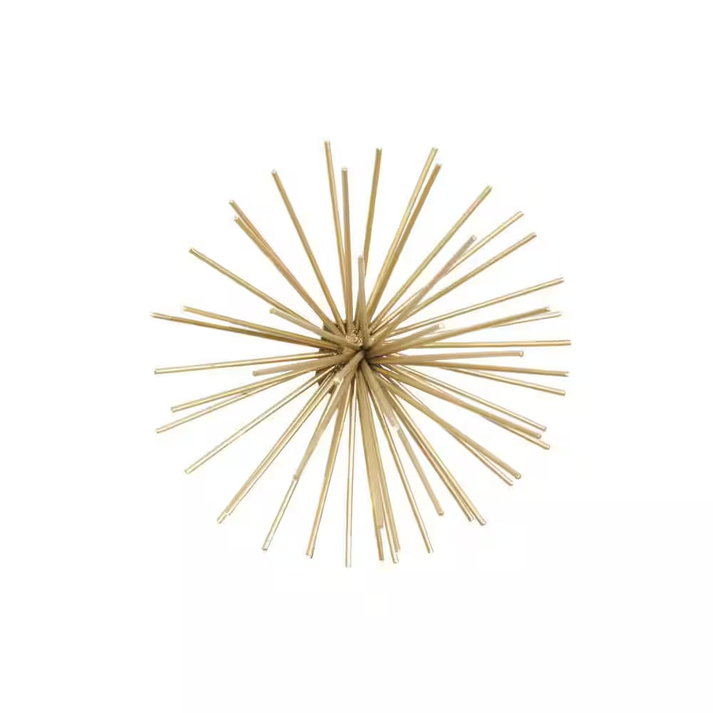 Metal Gold 3D Starburst Wall Decor (Set of 3)