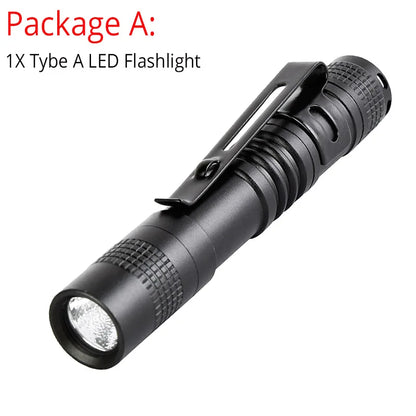 8000LM Portable Pen Clip Flashlight Mini Flashlight Pocket Small Flashlight LED Torch Medical Flashlight Waterproof Pen Light