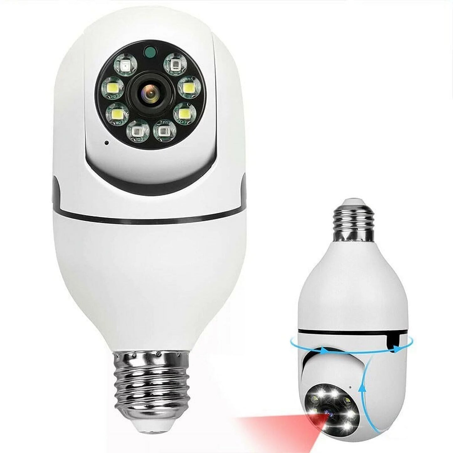 5G Wifi Surveillance Camera, E27 Light Bulb Camera, Wireless Waterproof IP65, Automatic Human Tracking Night Vision Security Camer