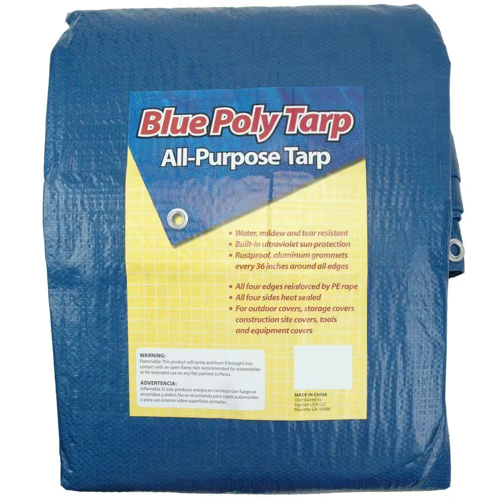 30 feet by 40 feet Blue Tarp