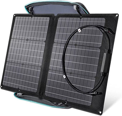 Ecoflow 60W Portable Solar Panel for Power Station, Foldable Solar Charger with Adjustable Kickstand, Waterproof IP67 for Outdoor Camping,Rv,Off Grid System