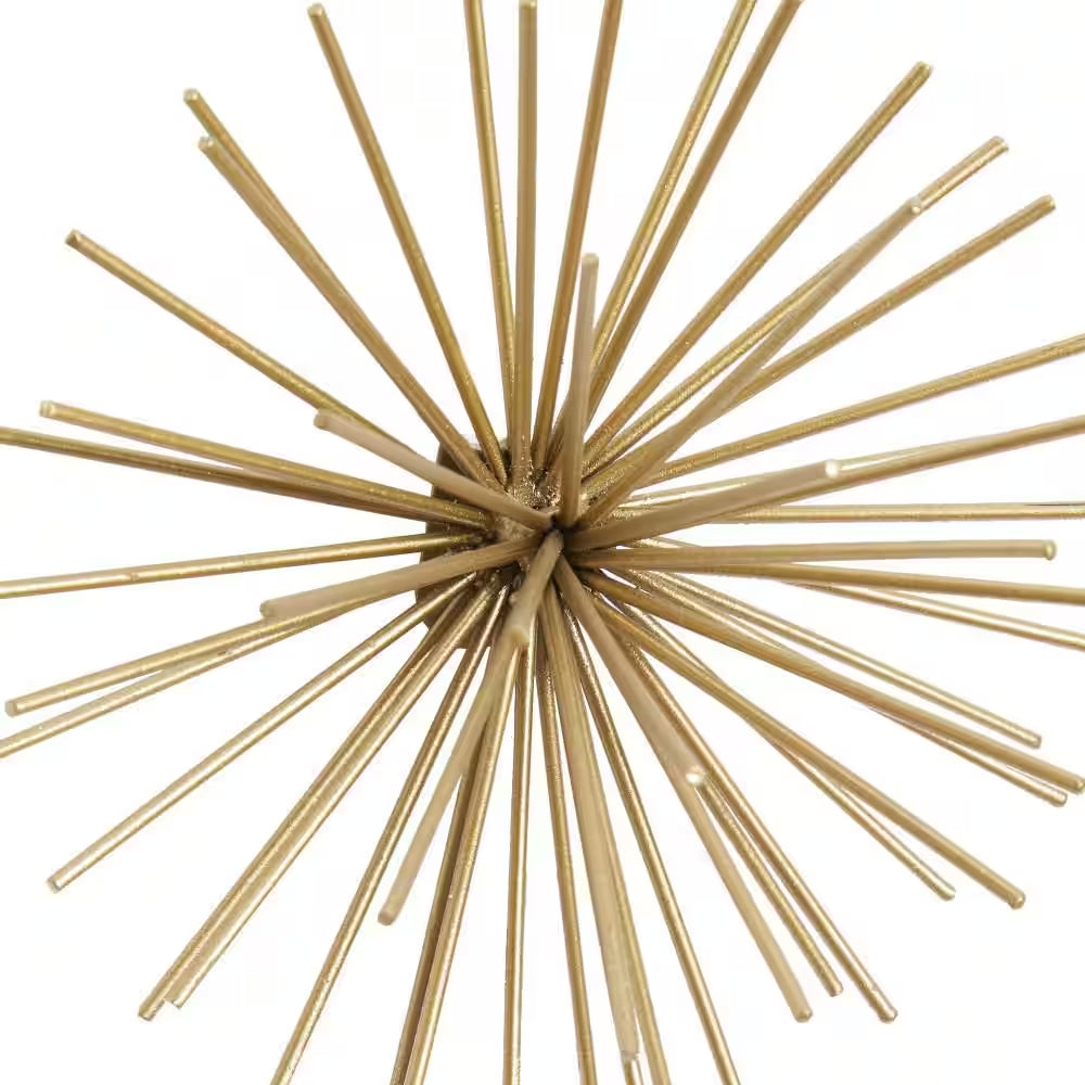 Metal Gold 3D Starburst Wall Decor (Set of 3)