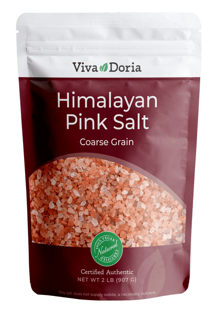 Himalayan Pink Salt Coarse Grain Crystal Sea Salt, 2 Lbs Certified Authentic Himalayan Salt for Grinder Refills