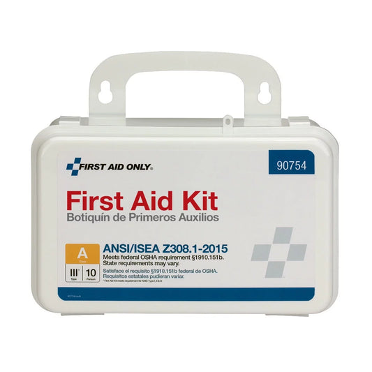 71 Piece Plastic First Aid Kit, ANSI Compliant