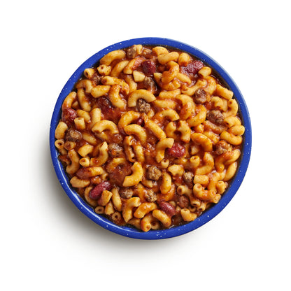 Chili Mac W/Beef, Macaroni and Beef ,Freeze-Dried Food, 2 Servings, Wheat